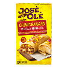 Jose Ole Steak Cheese Chimichangas 80