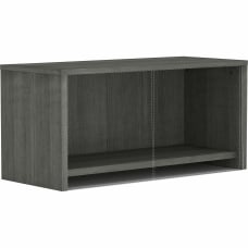 Lorell Weathered Charcoal Wall Mount Hutch
