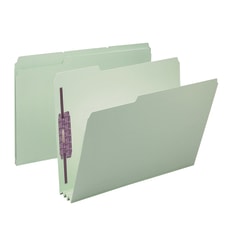 Smead Pressboard Fastener Folders With SafeSHIELD