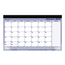Brownline Monthly Magnetic Desk Pad Calendar