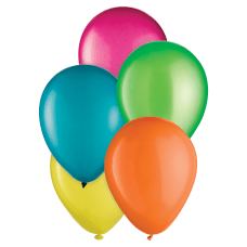 Amscan Summer Latex Balloons Multicolor 15
