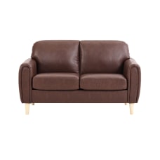 Lifestyle Solutions Lachlan Faux Leather Loveseat