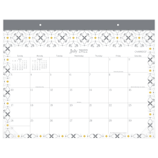 Cambridge Della Academic Monthly Desk Calendar