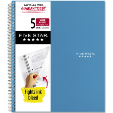 Five Star Wirebound Notebook 8 x
