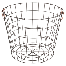 Realspace Round Metal Wire Basket With