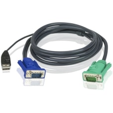 ATEN 15 USB KVM Cable SPHD15