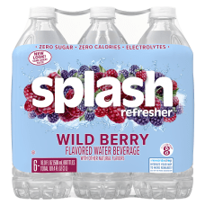 Splash Refresher Wild Berry Flavor Water
