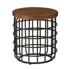 Baxton Studio Veronica Accent Table Brown