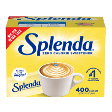 Splenda Artificial Sweetener Packets Box Of