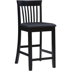 Linon Pullman Faux Leather Counter Stool