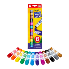 Crayola Washable Paint Sticks Assorted Colors