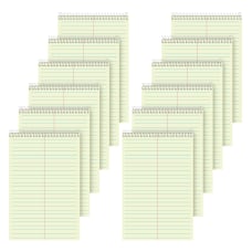 Office Depot Brand Steno Notebooks 6 x 9 Pack of 12 Red/White Pitman Ruled 80 Pages 80 Sheets 
