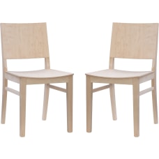 Linon Doncaster Side Chairs Unfinished Set