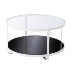 SEI Furniture Vimmerly Glass Top Cocktail