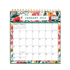 Blue Sky Monthly Desk Calendar 6