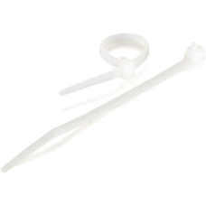 C2G 115in Cable Ties White 100pk