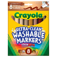 Crayola Multicultural Washable Markers Assorted Colors