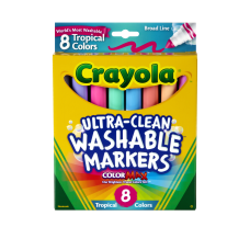 Crayola Washable Markers Broad Line Assorted