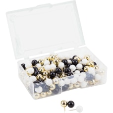 U Brands Sphere Push Pins Black