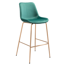 Zuo Modern Tony Bar Chair GreenGold