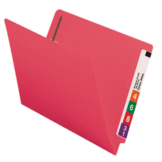 Smead Color End Tab Folders With