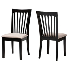 Baxton Studio Minette Fabric Dining Chairs