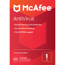 McAfee AntiVirus Internet Security Software For