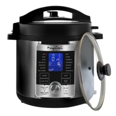 MegaChef 6 Qt Stainless Steel Electric