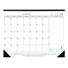 Brownline EcoLogix Monthly Desk Pad Calendar