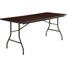 Lorell Laminate Economy Folding Table 6W
