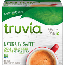 Truvia Sweetener Packets Natural Sweetener 400Carton