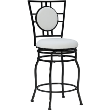 Linon Dale Adjustable Stool BlackWhite