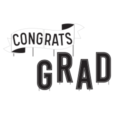 Amscan 191290 Congrats Grad Graduation Yard