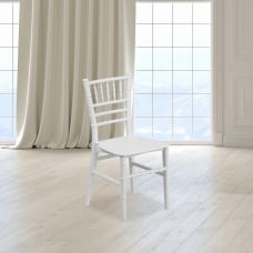 Flash Furniture Kids Chiavari Chair White