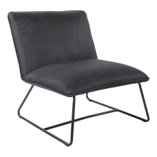 Ave Six Brocton Chair CharcoalGunmetal Gray