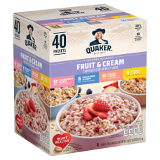 Quaker Oats Instant Oatmeal Fruit Cream