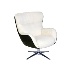 Serta Rylie Collaboration Lounge Chair CreamBlack