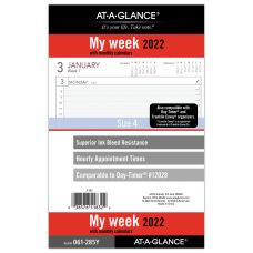 AT A GLANCE WeeklyMonthly Planner Calendar