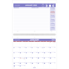 AT A GLANCE Monthly DeskWall Calendar