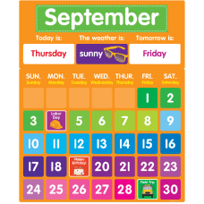 Color Your Classroom Calendar Bulletin Board