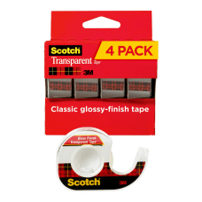 Scotch Transparent Tape In Dispenser 34