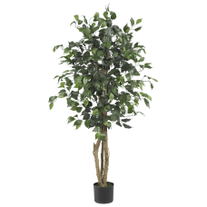 Nearly Natural 4H Silk Ficus Tree
