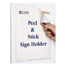 C Line PeelStick Pockets With Antimicrobial