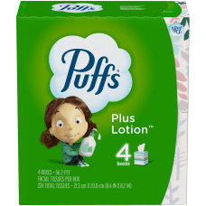 Puffs Plus Lotion 2 Ply Facial