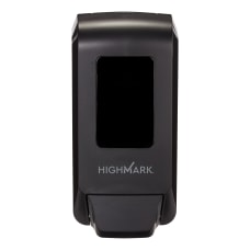 Highmark Manual Soap Sanitizer Dispenser Black