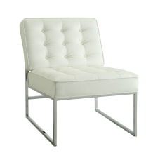 Ave Six Anthony Guest Chair WhiteChrome