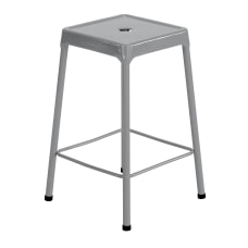 Safco Steel Counter Stool Silver