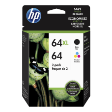 HP 64XL64 Black And Tricolor Ink