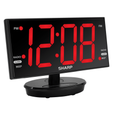 Sharp Jumbo 3 LED Display Clock