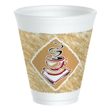 Dart Caf G Design Foam Cups